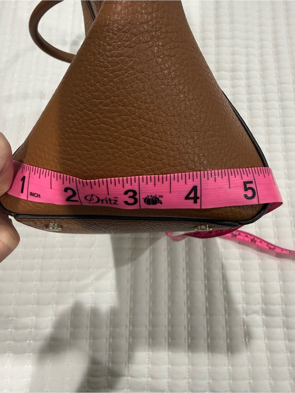 kate spade Brown Pebble Leather Tote - Picture 10 of 10